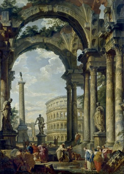 Roman Capriccio by Giovanni Paolo Pannini